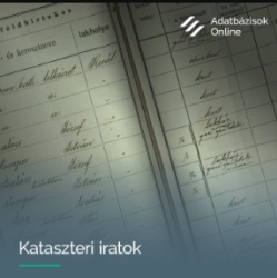 Kataszteri iratok - az MNL OL adatbázisában